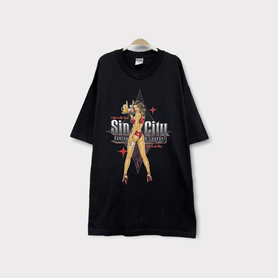 [중고] AAA 트리플에이 프린트 티셔츠공용 XL