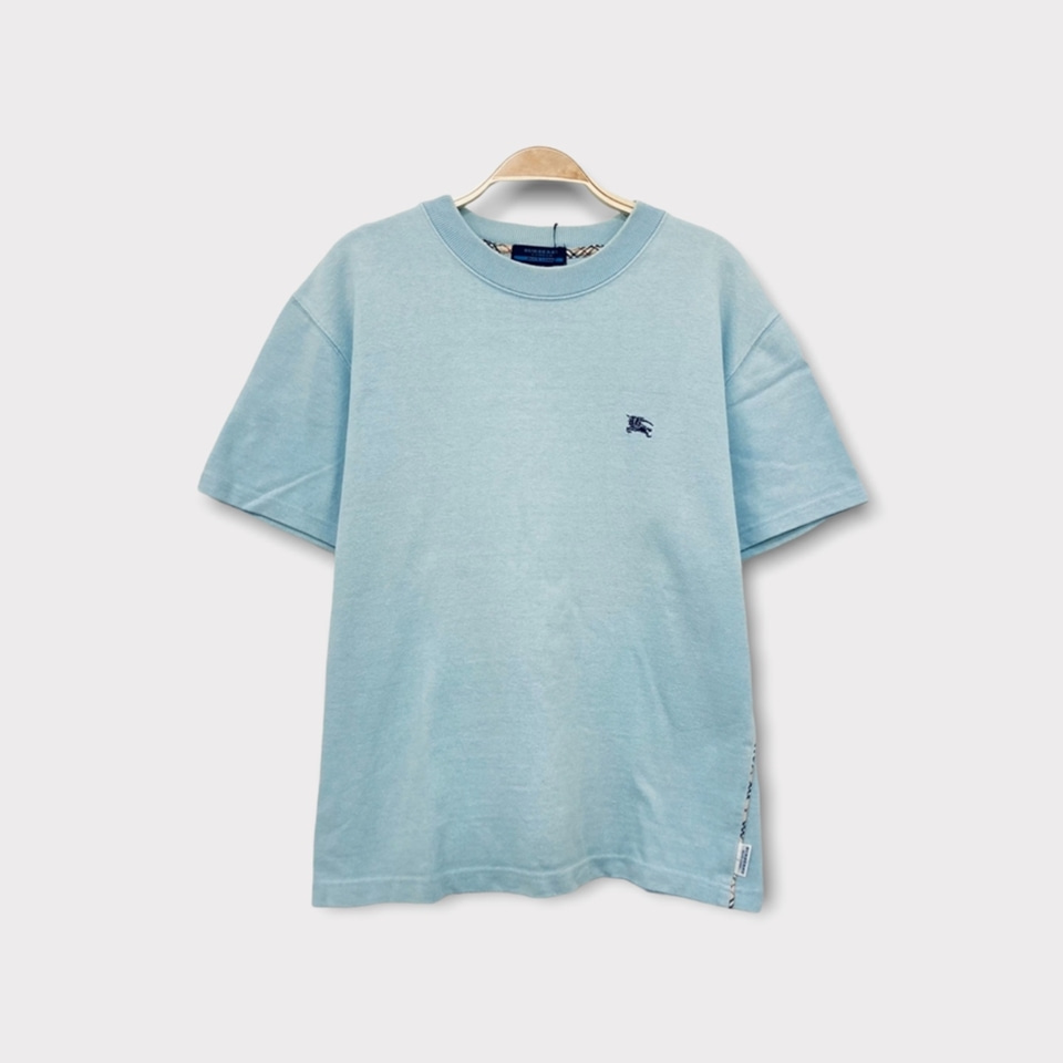 [중고] BURBERRY BLUE LABEL 버버리 블루라벨 로고 티셔츠남성 M